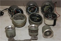 Flat lot- automobile gauges: fuel, temp.,