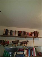 Group of books of shelves