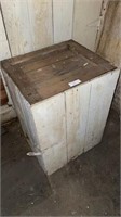 Homemade primitive wall cabinet