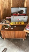 Craftsman tool box, tools, sliding drawer cabinet