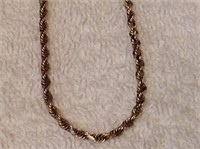 10K Solid Rope Chain