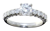 18kt Gold Round Brilliant 1.75 ct Diamond Ring