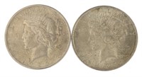 1924 & 1925 Peace Silver Dollar