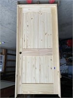 36"x80" Interior Knotty Pine Door-Right Hand