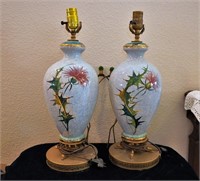 Chinese urn lamps