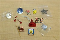 SELECTION OF PINS AND MORE