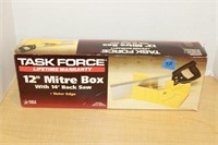 TASKFORCE 12" MITRE BOX WITH SAW