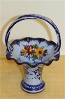 CERAMIC MADE IN  PORTAGAL BASKET