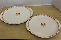 SELECTION OF UNIVERSAL "BALLERINA" ROUND PLATTERS