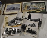 (2 Pennsylvania RR Prints & RR Photos