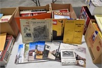 (2) Boxes Railroad Books, Calendars & More.