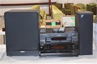 Mitsubishi VHS and Pioneer Elite With Speakers