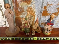 4 Tom Clark gnomes