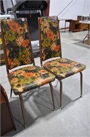 (2) Mid-Century Kitchen Chairs