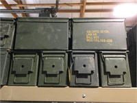 (16) .50 Cal Ammo Cans