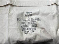 (6) US NAVY Medical Canvas Laundry Bags
