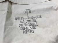 (6) US NAVY Medical Canvas Laundry Bags