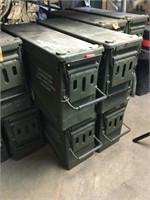 (4) 40MM Ammo Cans