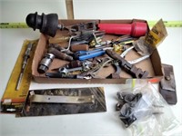 Antique tools, insulator, screwdrivers