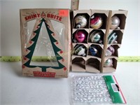'Shiny Brite' vintage Christmas ornaments