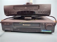 GE and Samsung VHS players-with remotes