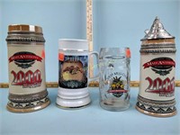 Fort Wayne Mad Anthony Brewery  Co. beer steins