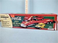 Hummer Coca-Cola Off Road Carrier diecast model