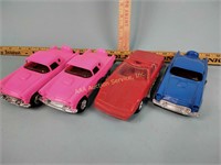Tootsie Toy cars (x4)
