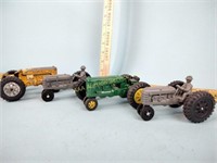 Tractor toys (x4)  including Hubley