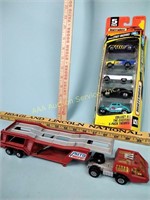 Matchbox Auto Transport and cars