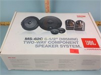 JBL MS-62C 2-Way Component Speaker System - works