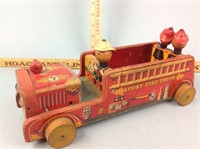 Vintage Looky fire truck toy
