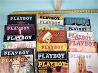 Playboy magazines - mostly 1970's
