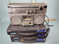 3 Echostar 3000 DV3, Soundesign radio/cassette