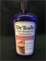 Dr Teals pink Himalayan foaming bath