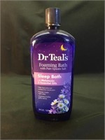 Dr. Teals foaming bath pure epsom salt sleep bath