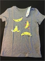 Cat&Jack gray banana shirt 4T