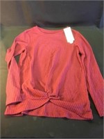 Cat&Jack maroon long sleeve shirt- 7/8