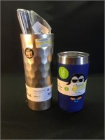 Stainless steel travel tumbler, vacuum insulated