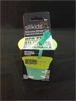 Silikids silicone straw cup