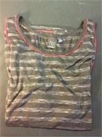 Burnside gray stripped tank - 2xl