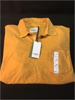 GoodFellow squash colored polo tshirt size 2xl