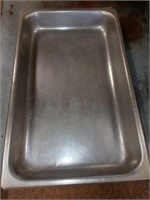 Stainless steel pan 1 foot 9 inches long and 1