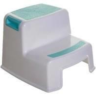 Dreambaby L685 2-Up Step Stool - Aqua & White