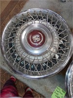 Early 90s Cadillac hubcaps 15 in there are four