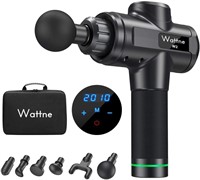 WATTNE W2 MASSAGE GUN, BLACK - READ NOTE