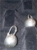 Silver earrings stamp 92.5 sliver