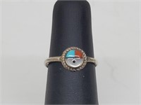 .925 Sterling Silver Native American Ring