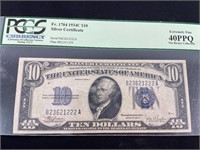 1934C $10 Silver Certificate