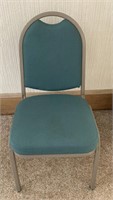 Green cloth chair